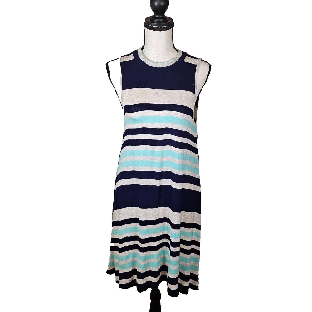 Womens Maxi Dress SZ 1 striped Casual,Workwear,Beach,Travel,Vacation,Housedress
